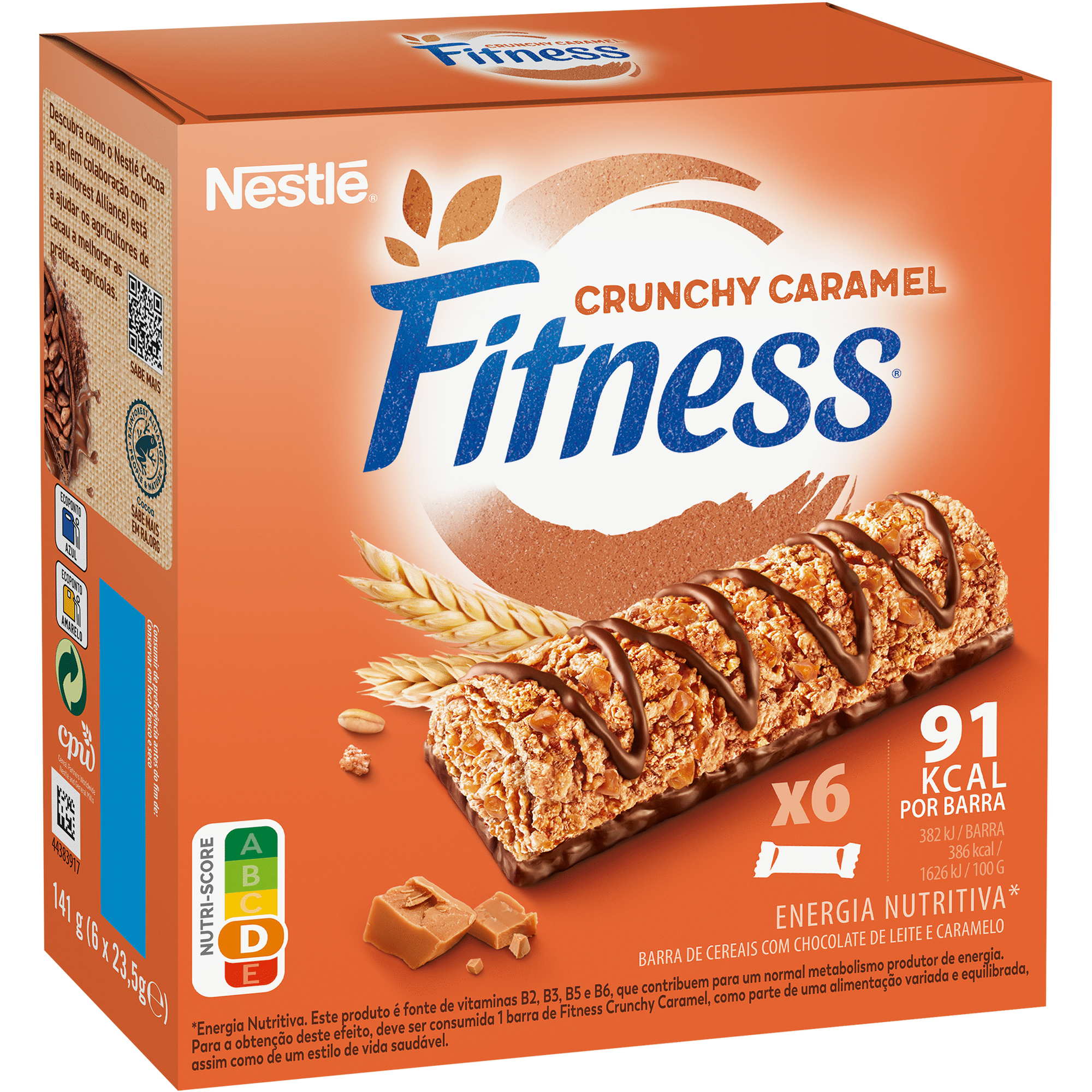 Barras de Cereais y Caramel Fitness