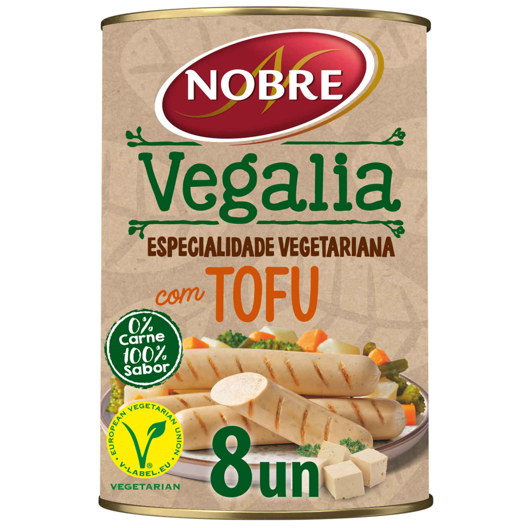Especialidade de Tofu Lata 8 un sem Glúten