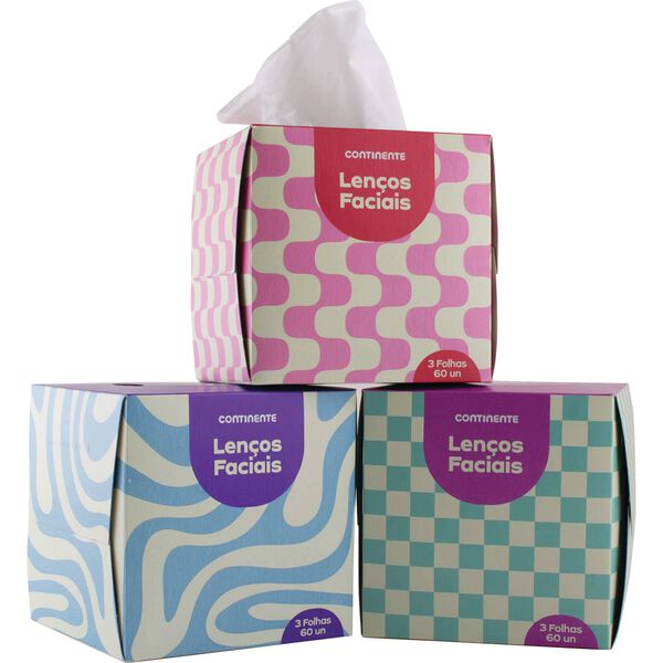 Lenços Faciais Continente