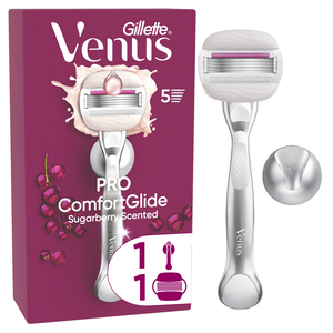 Máquina Depilatória Pro Comfortglide Sugarberry com 1 Recarga Gillette Venus