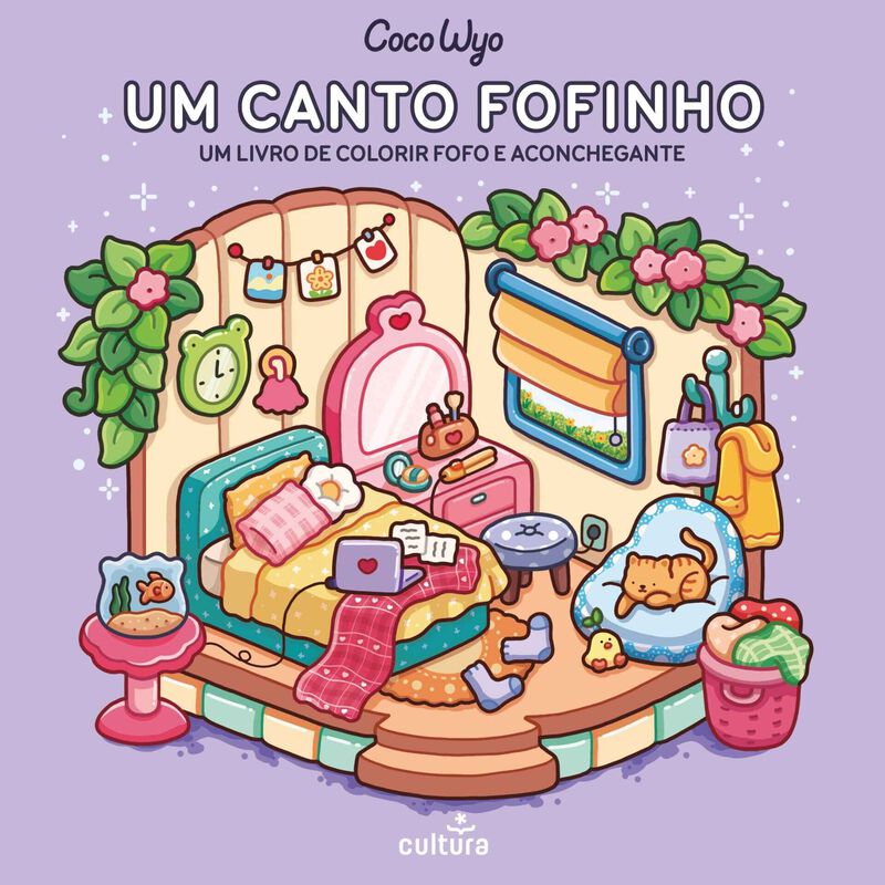 Um Canto Fofinho (Livro de Colorir) de Coco Wyo
