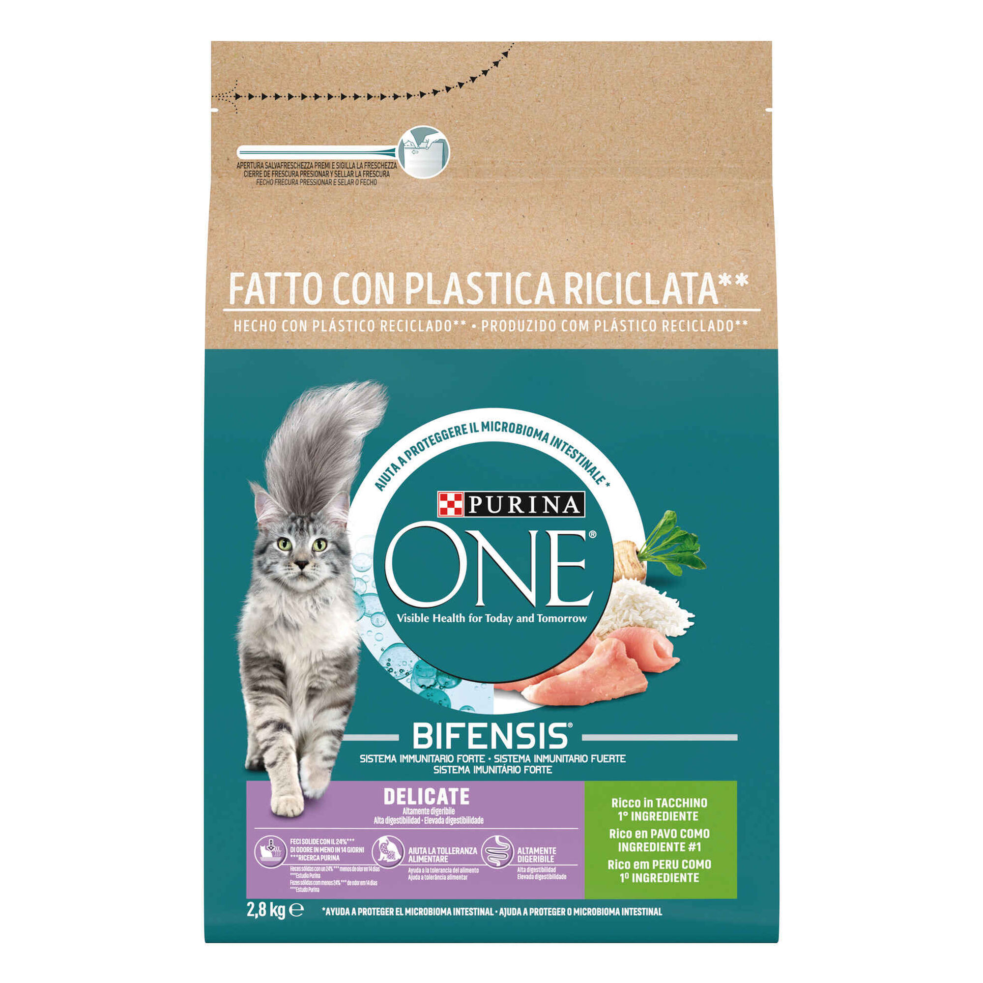 Ração para Gato Adulto Delicate Peru