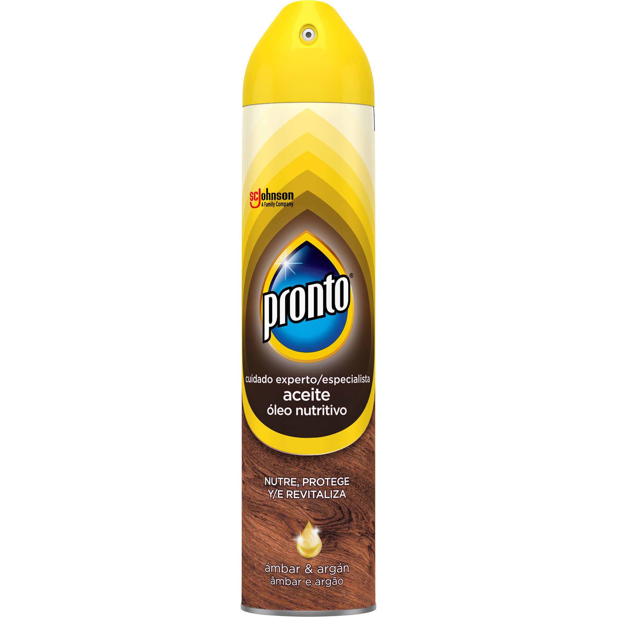 Limpa Móveis Spray Revitaliza Âmbar e Argão