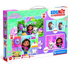 Puzzle 4 em 1 - Gabby's Dollhouse