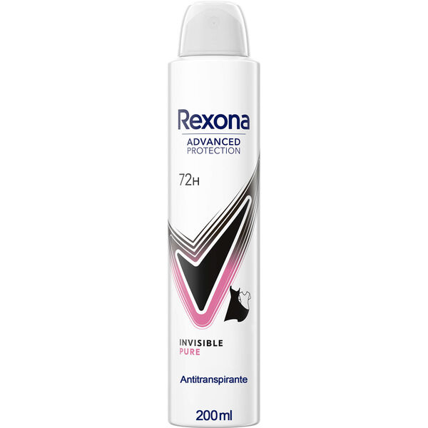 Desodorizante Spray Invisible Pure 72H Rexona