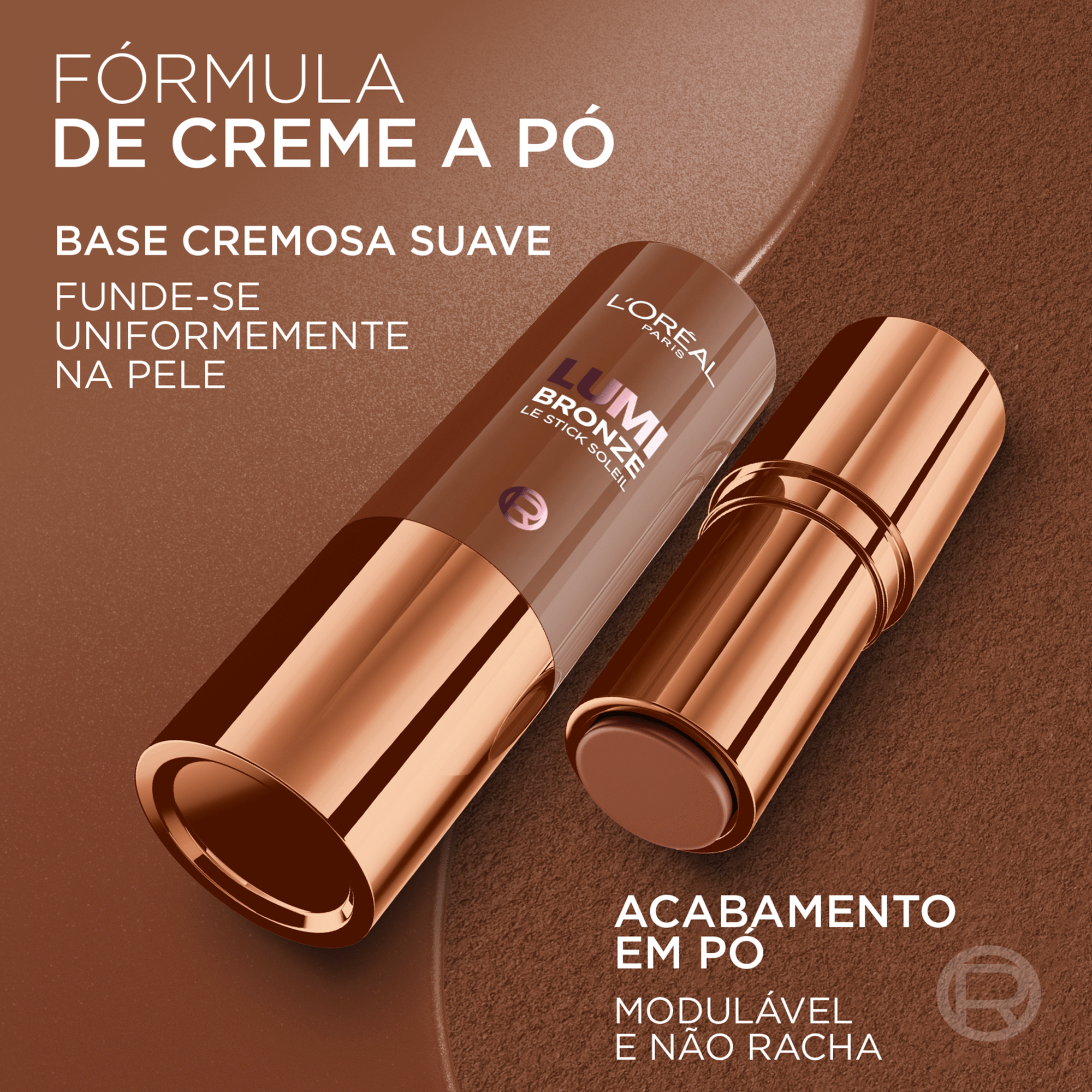 Stick Rosto Lumi Bronze Le Stick Soleil 110 Toapsted Sunlight L'Or&eacute;al Paris