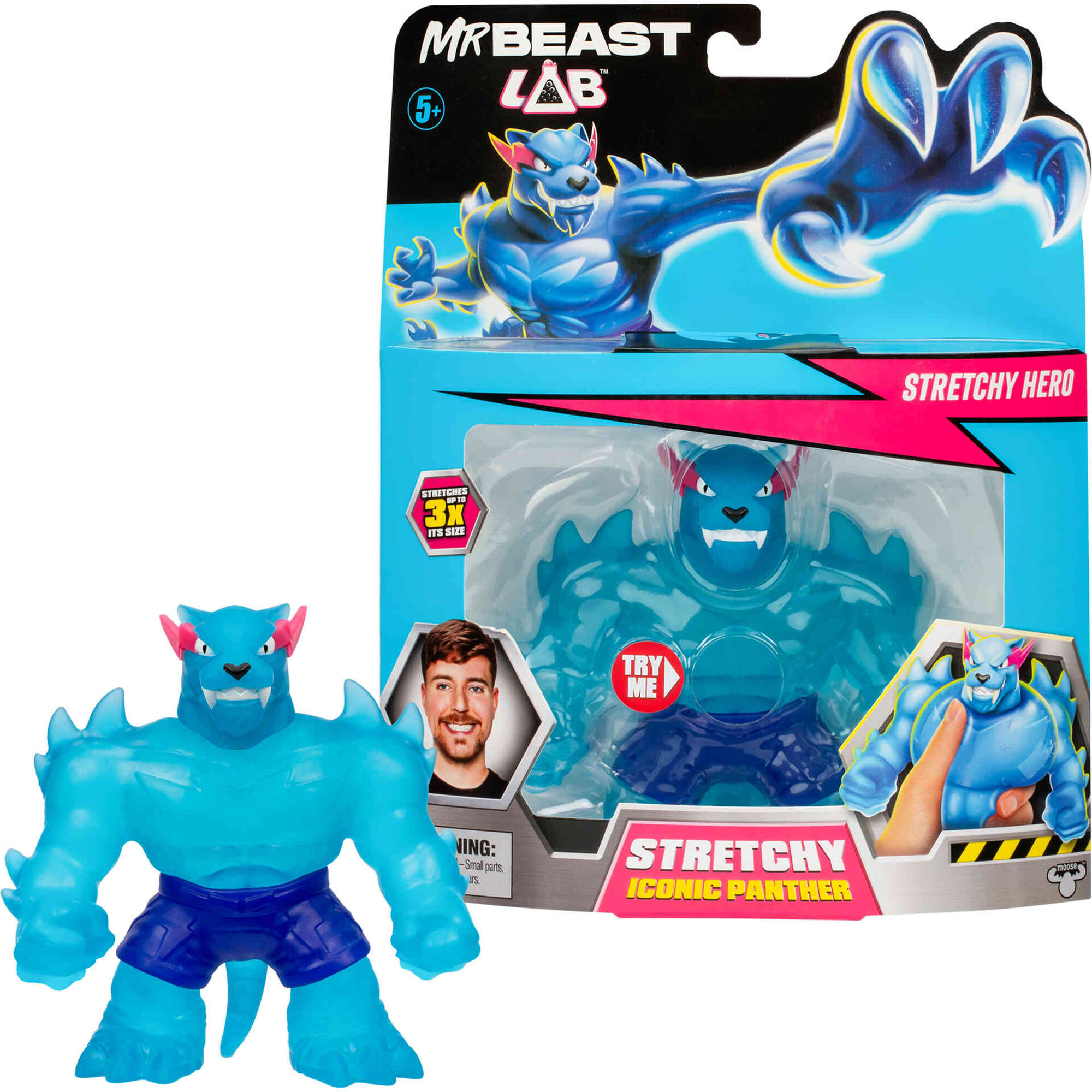 Figura extensivel Mr. Beast (vários modelos)