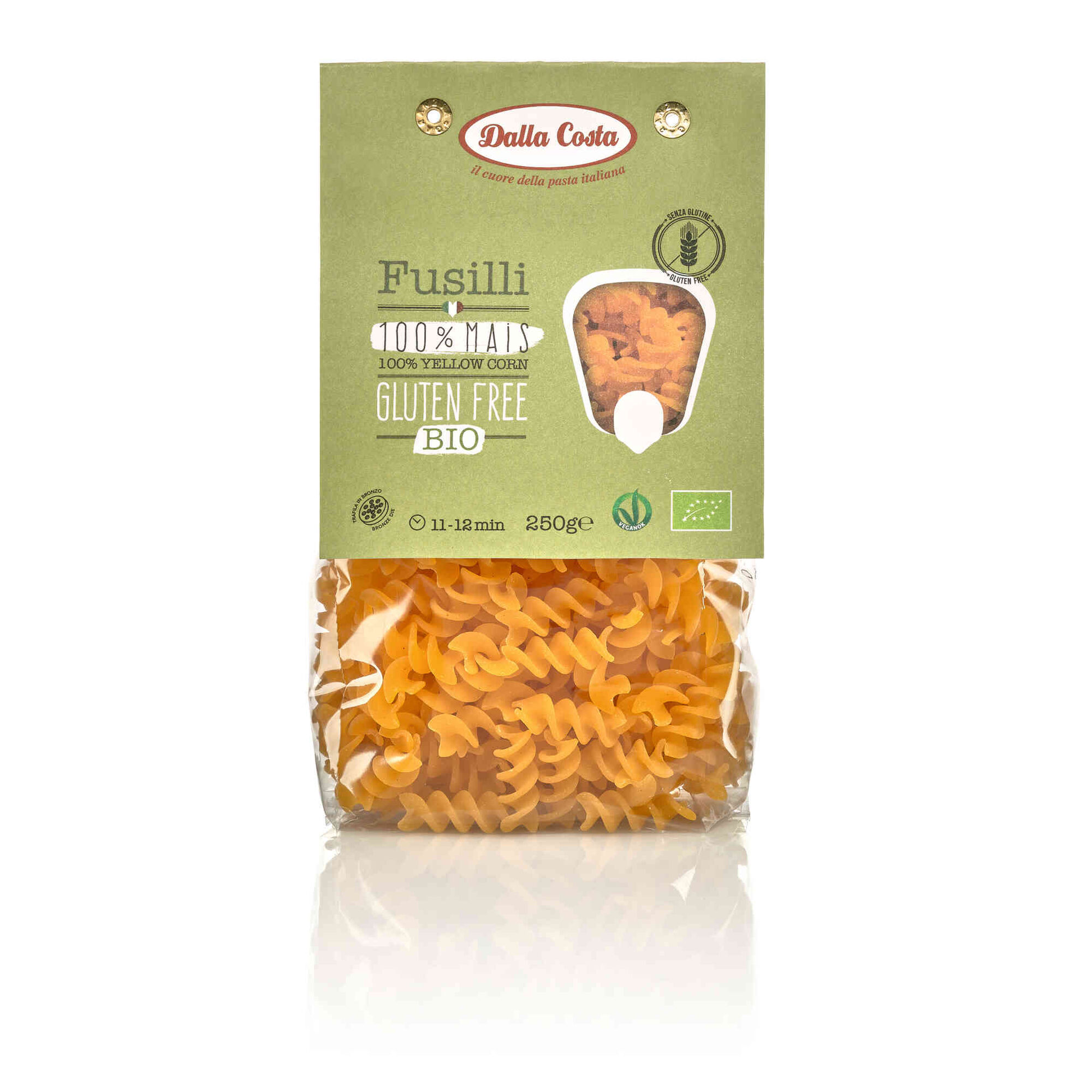 Massa Fusilli de Milho sem Glúten