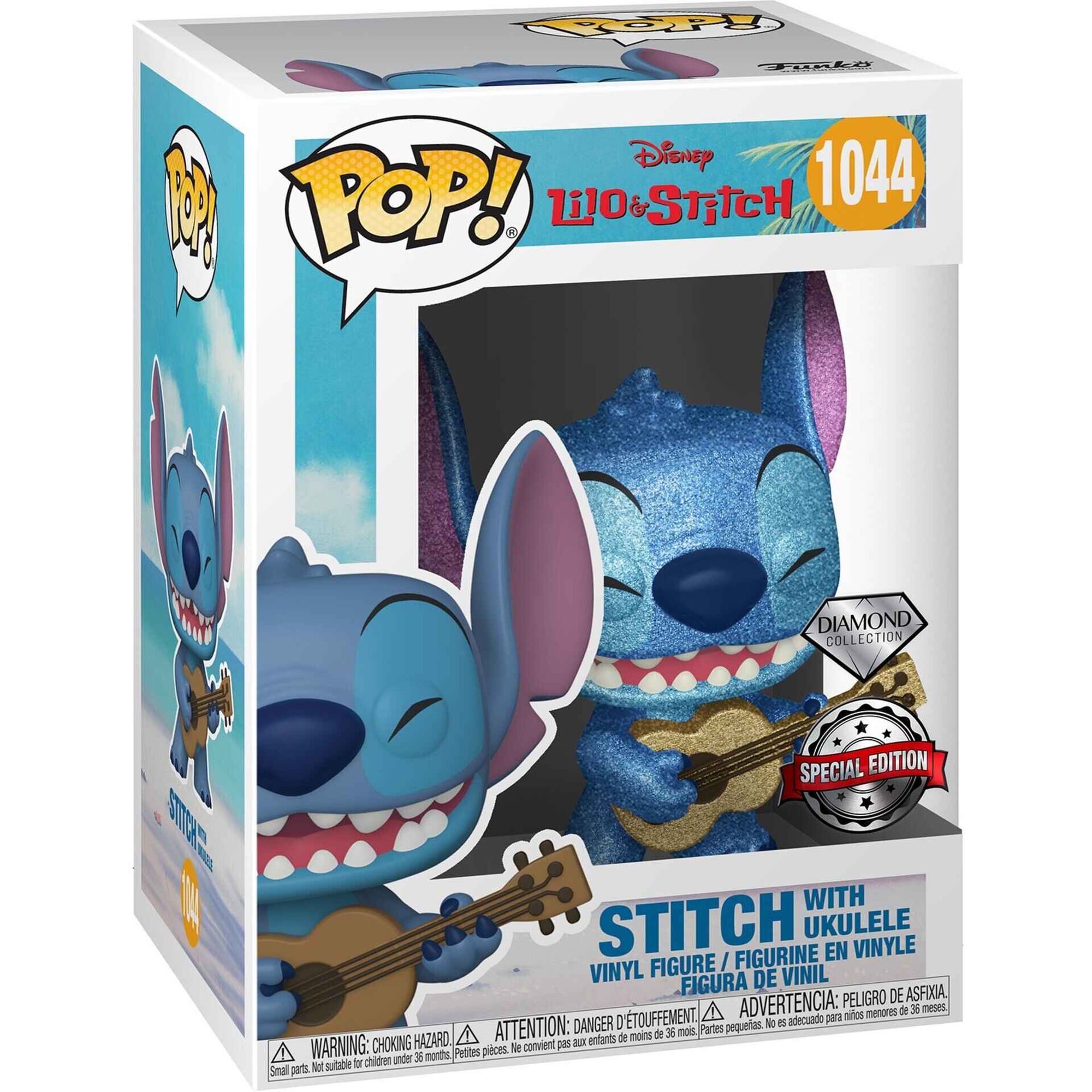 Funko - Figura Stitch com Ukelele