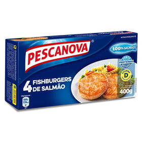 Fishburgers de Salm&atilde;o Ultracongelado Pescanova
