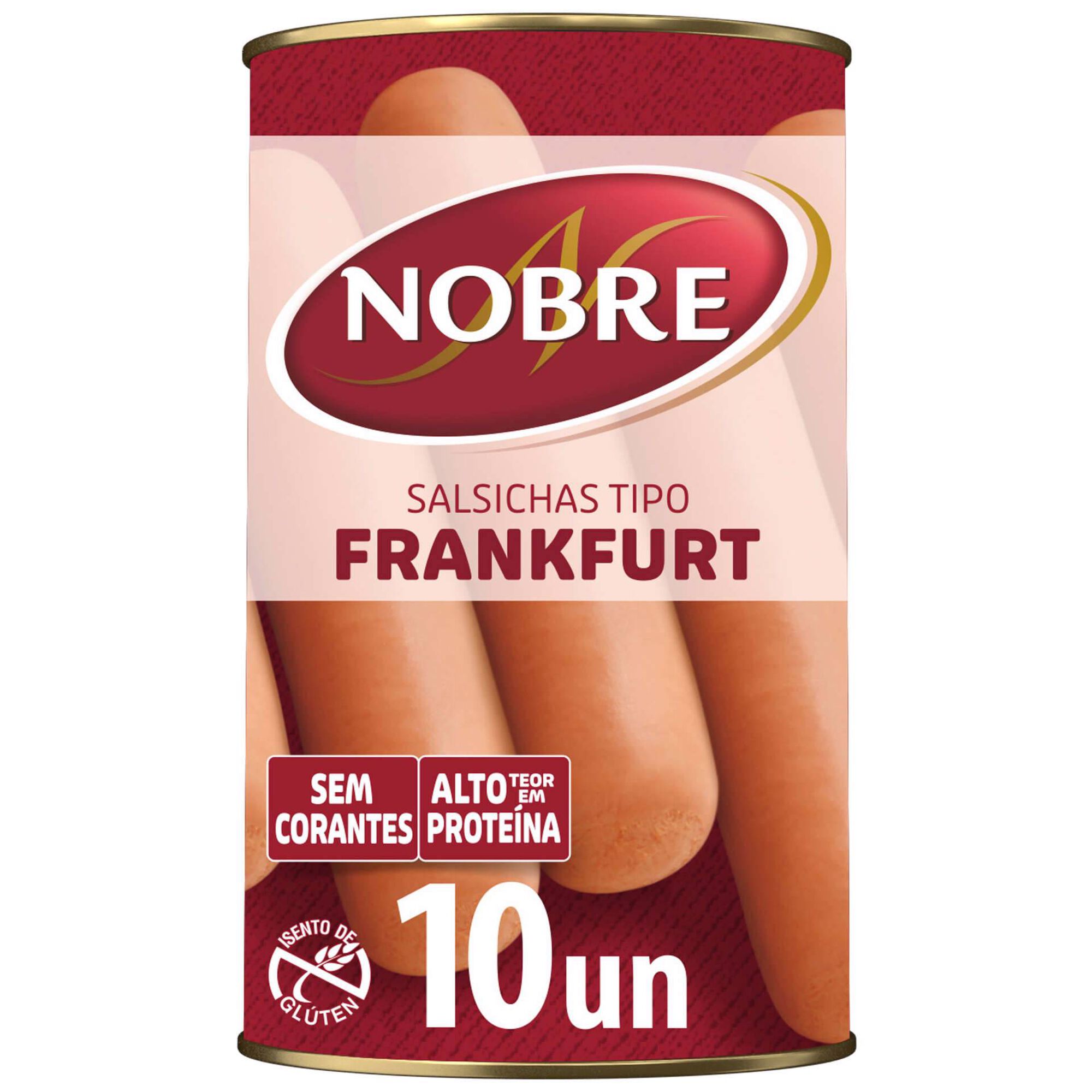 Salsichas Frankfurt Originais Lata 10 un