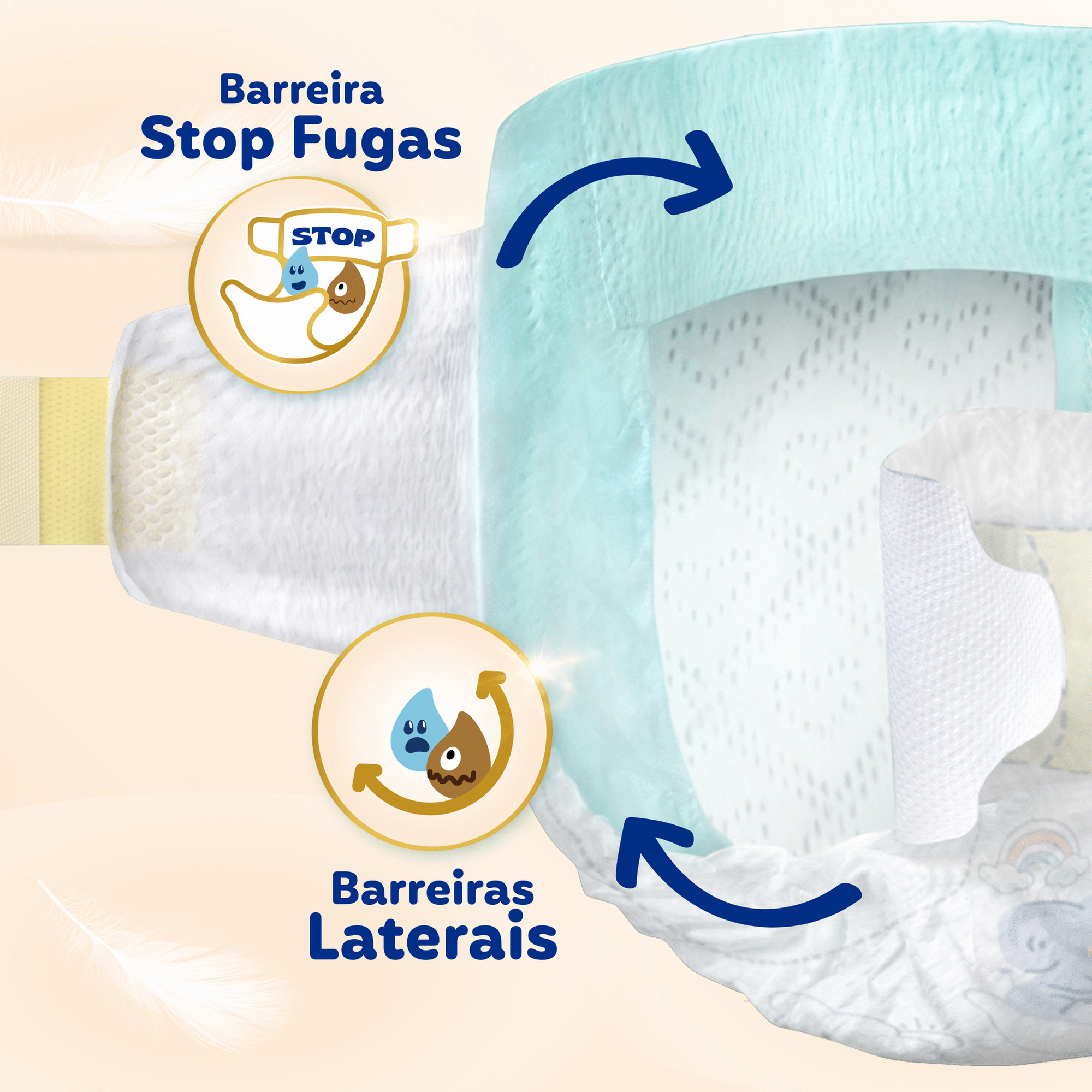 Fraldas Sensitive Extra 10-15kg T4+ Dodot