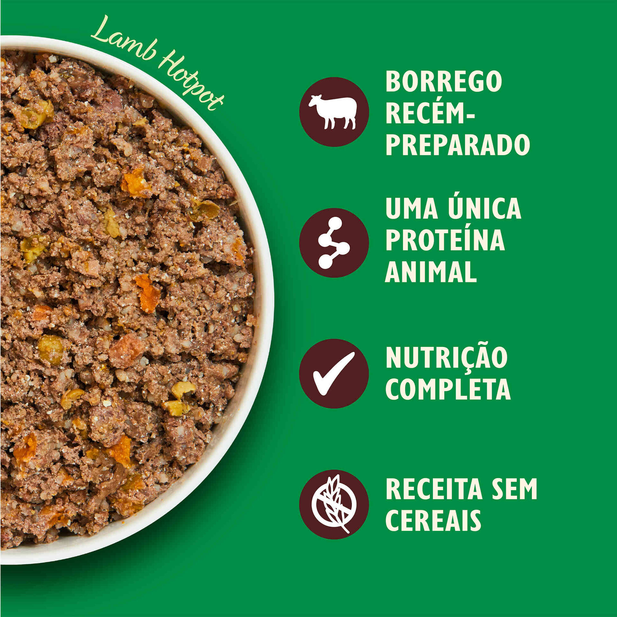 Comida H&uacute;mida para C&atilde;o Adulto Borrego Lily's Kitchen