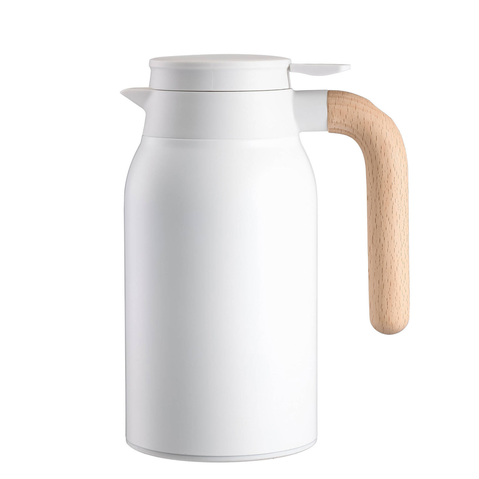Jarro Térmico Aço Inoxidável 800ml Branco
