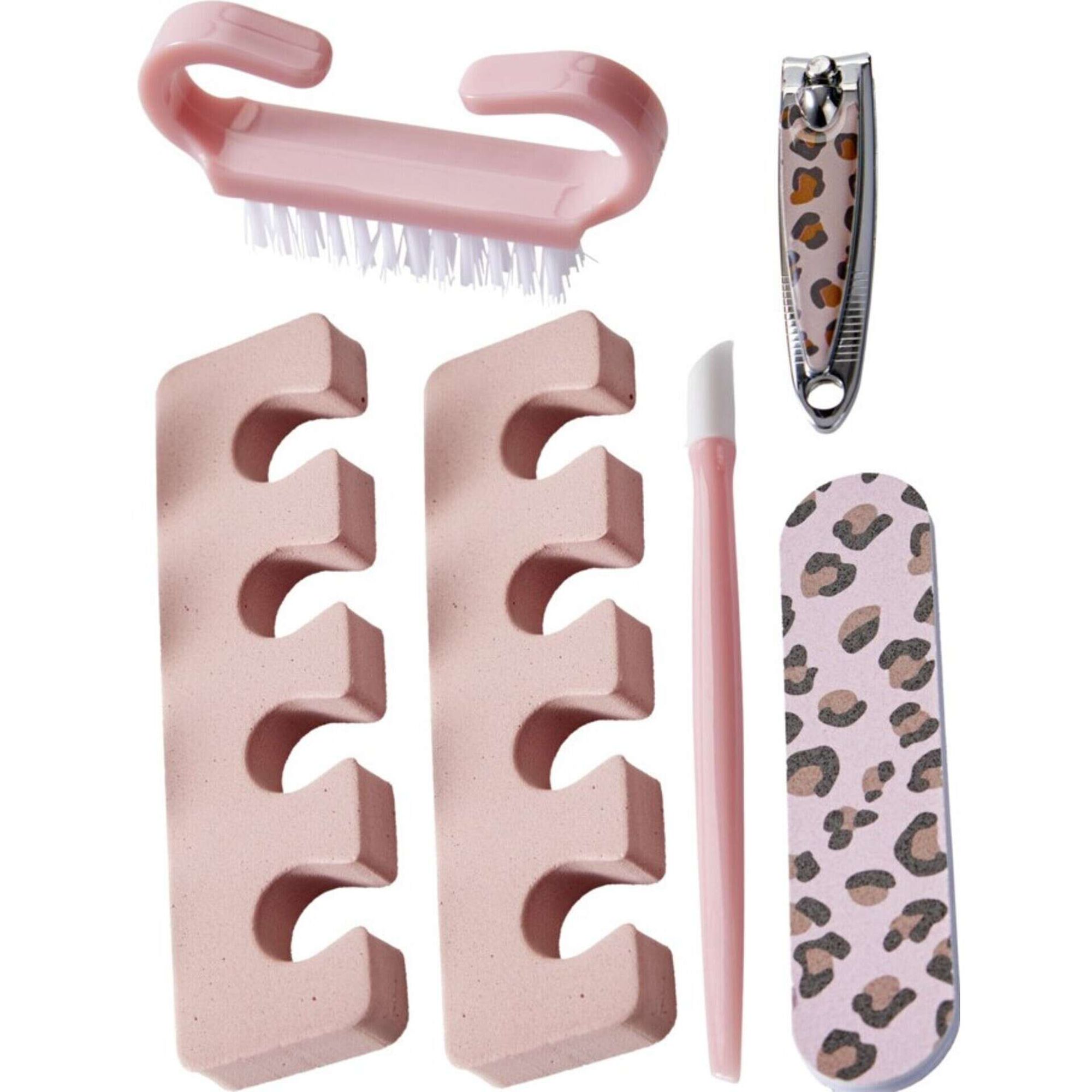 Conjunto de Pedicure com 6 Pe&ccedil;as Bazar&atilde;o