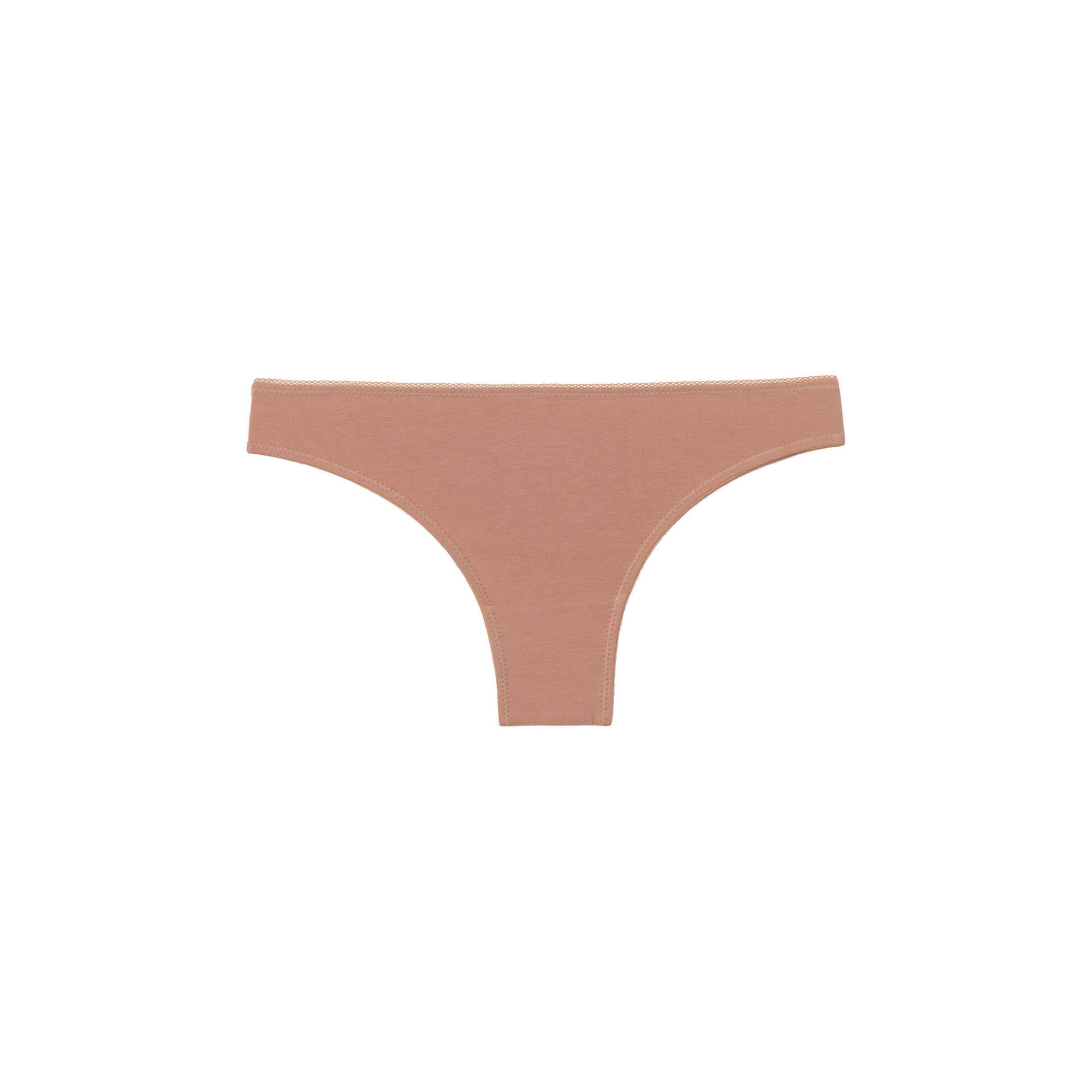 Cuecas Básicas Taupe Mulher