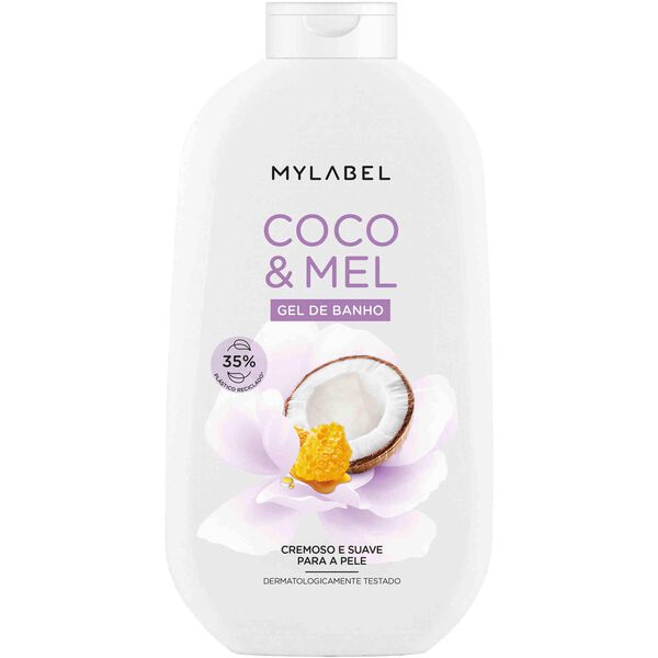 Gel de Banho Mel e Coco MyLabel