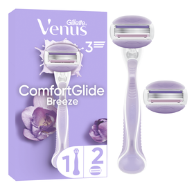 Máquina Depilatória Venus Comfortglide Breeze com 2 Recargas Máquina Depilatória Venus Comfortglide Breeze com 2 Recargas