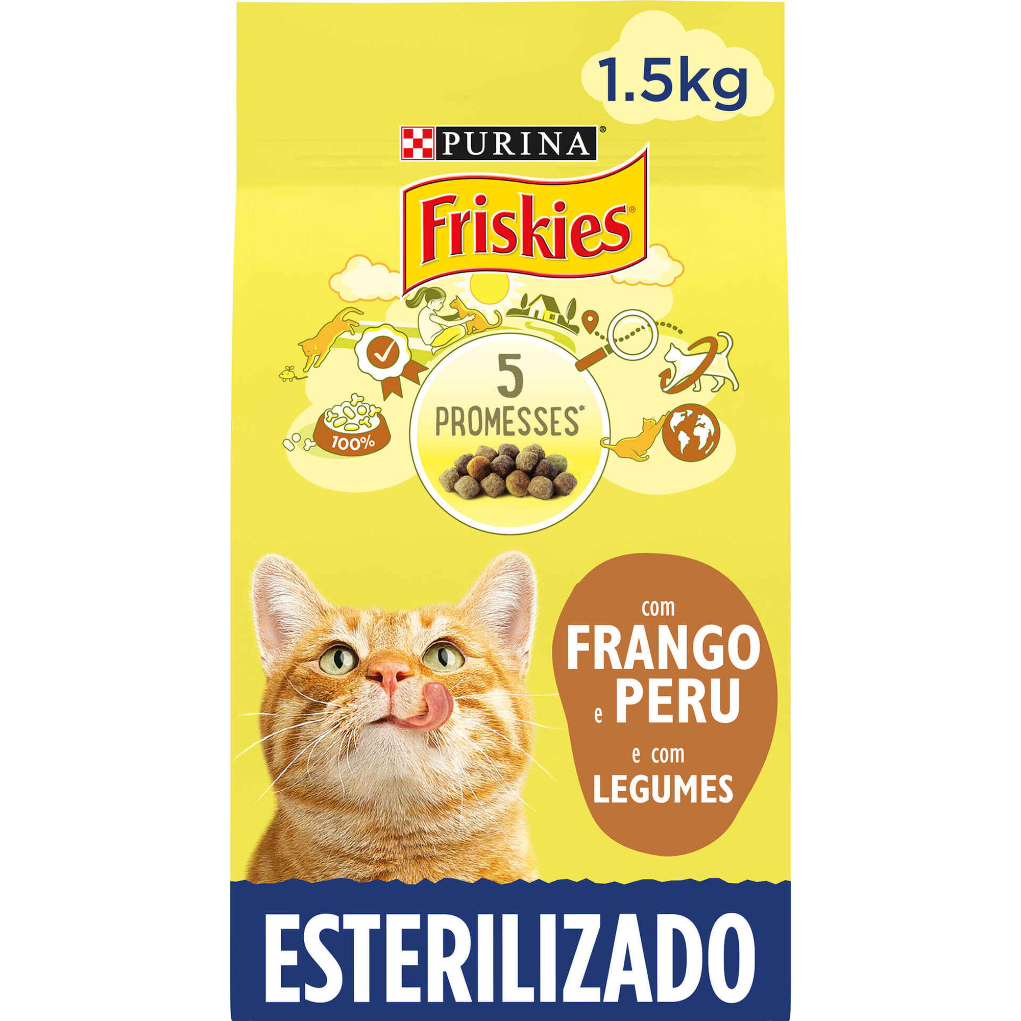 Ração para Gato Adulto Esterilizado Peru e Legumes Ração para Gato Adulto Esterilizado Peru e Legumes