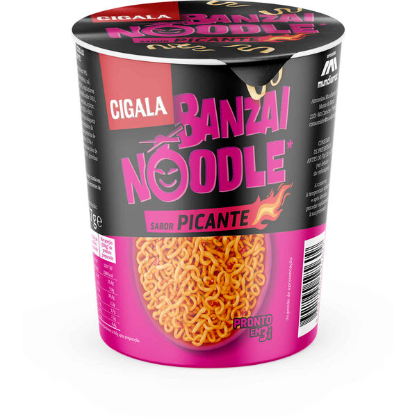 Noodles Picantes Banzai Cigala