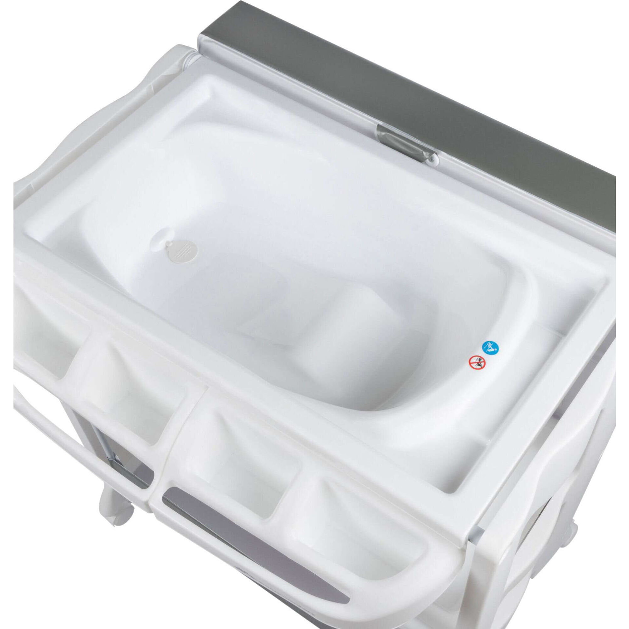 Banheira 3 N&iacute;veis Cinza Rosie Bebeconfort