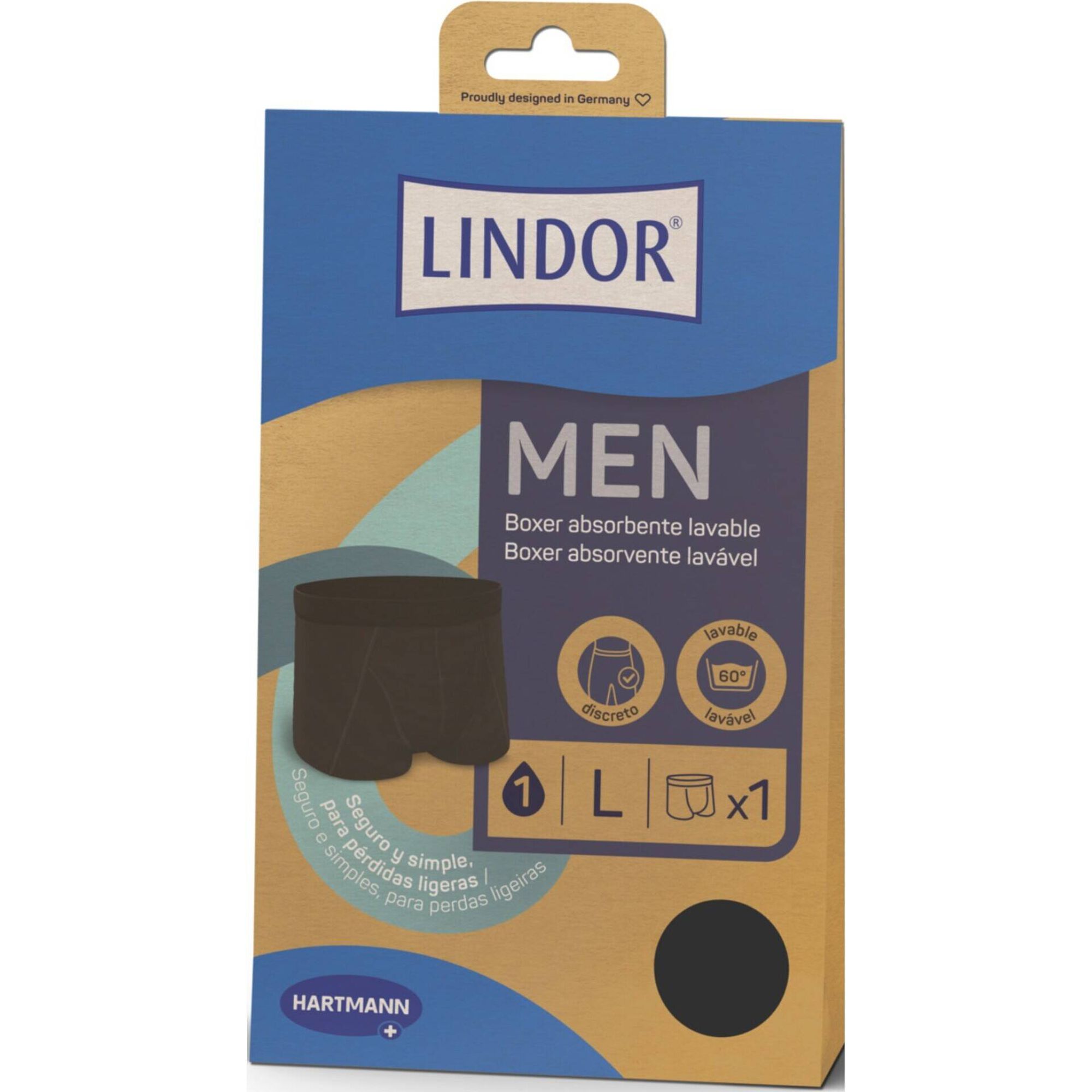 Boxer Incontinência Lavável L