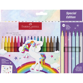 Marcadores de Colorir Unic&oacute;rnio Faber-Castell