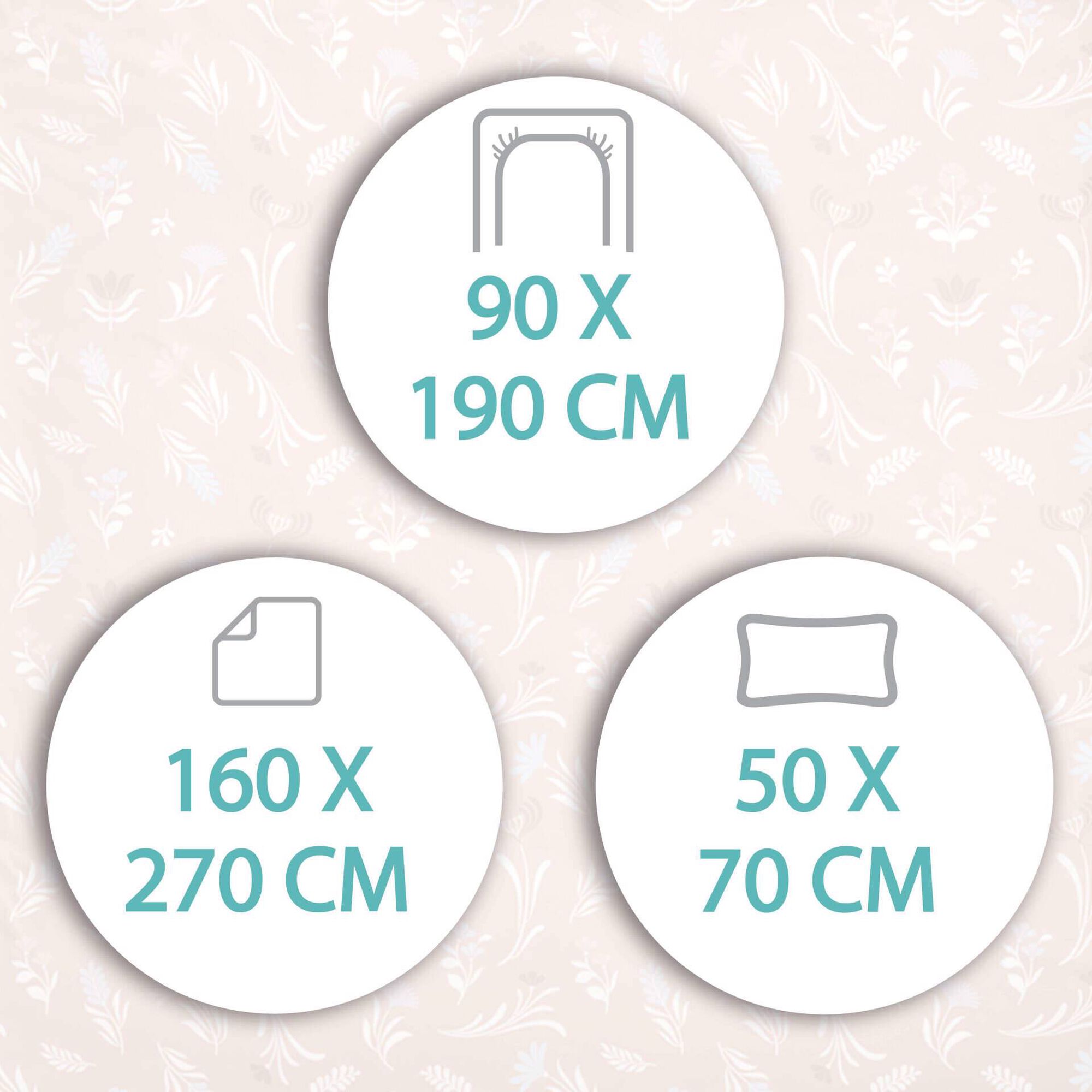 Conjunto Lençóis Algodão 160x270cm Plantópia