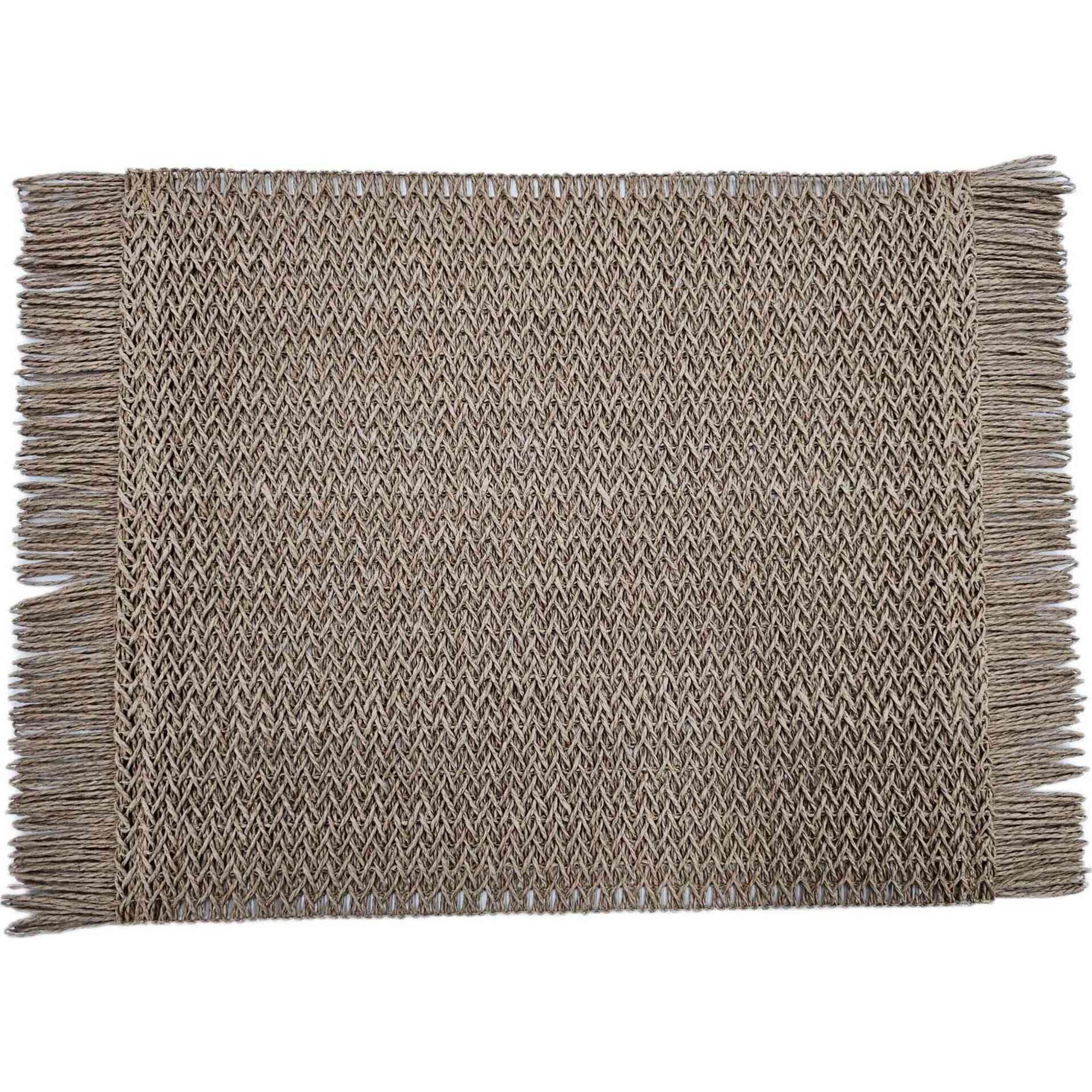 Individual Palhinha 30x45cm Castanho Individual Palhinha 30x45cm Castanho