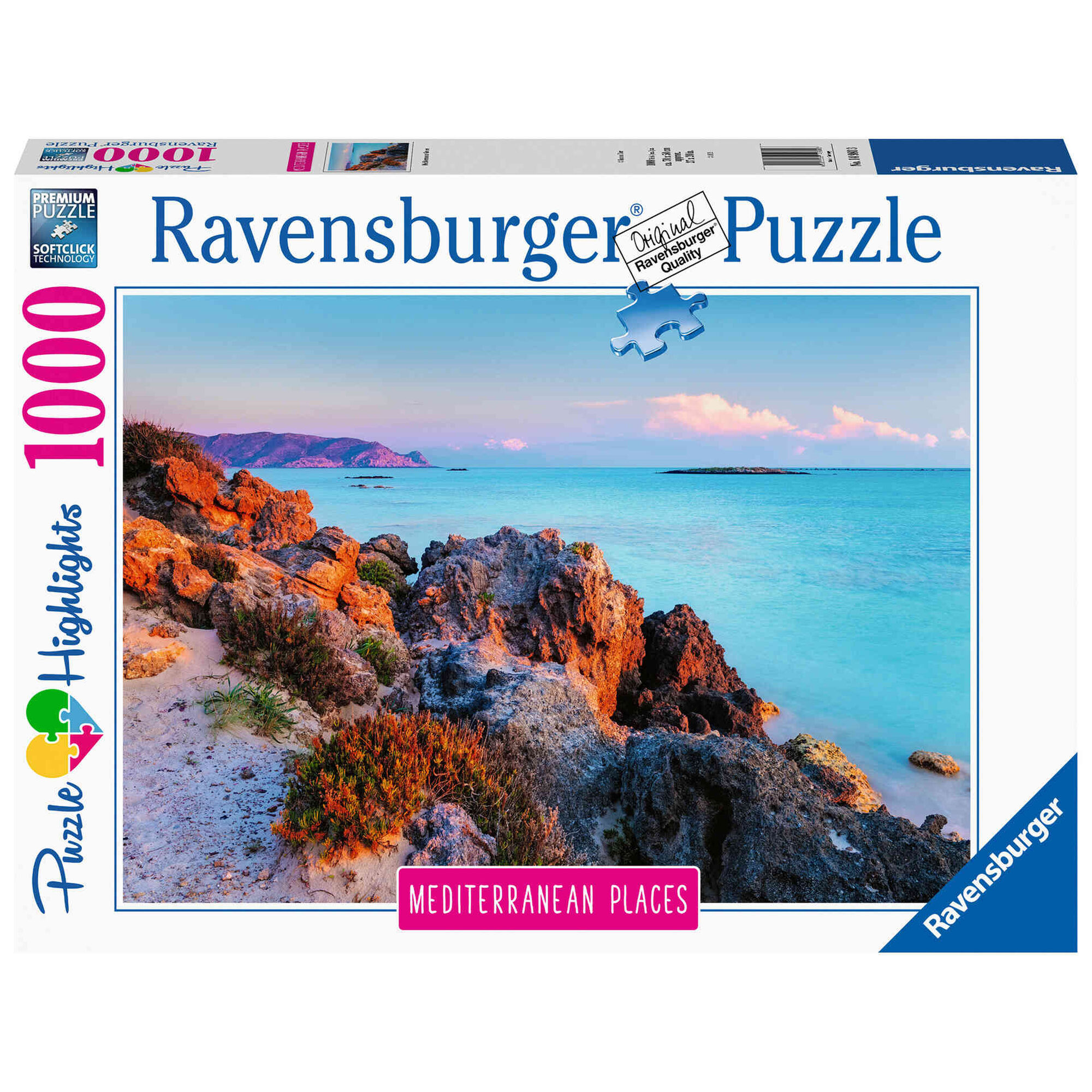 Puzzle Grécia Mediterrâneo 1000 Peças