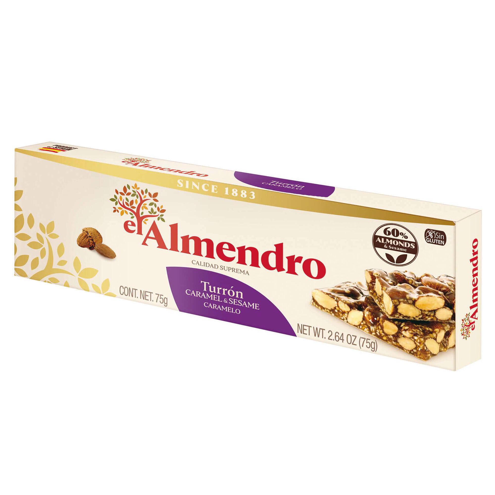 Torrão de Caramelo Duro e Sésamo Torrão de Caramelo Duro e Sésamo