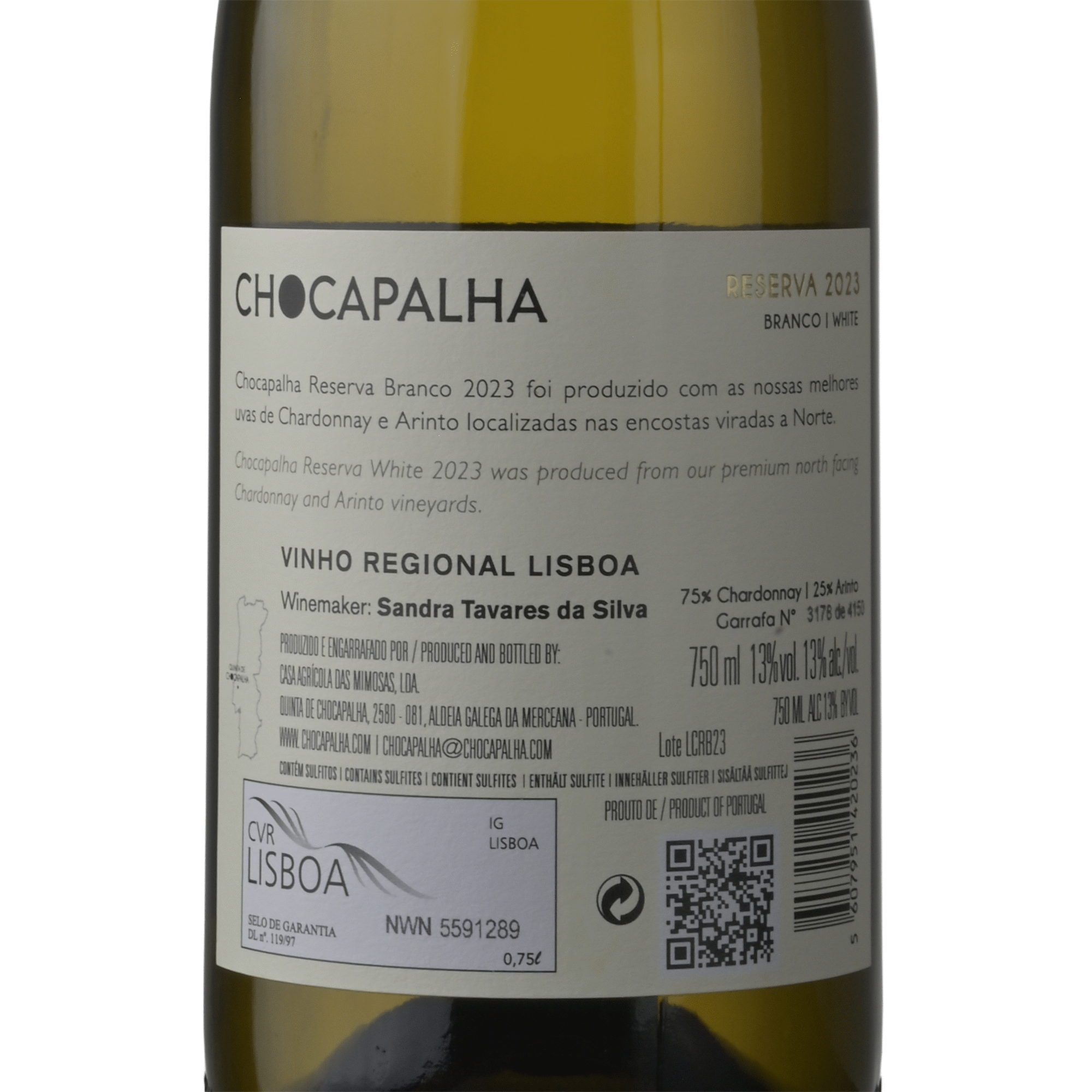 Quinta de Chocapalha Reserva Lisboa Vinho Branco