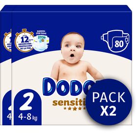 Fraldas Sensitive 4-8kg T2