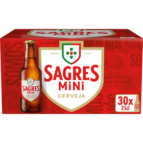 Cerveja com &Aacute;lcool Sagres Mini