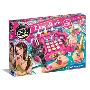 Clementoni - Kit de Tatuagens Crazy Chic