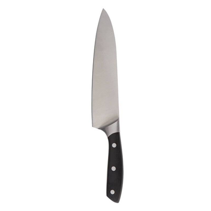 Faca Cozinheiro 20,5cm Cabo Plástico Preto Elite Chef Kasa