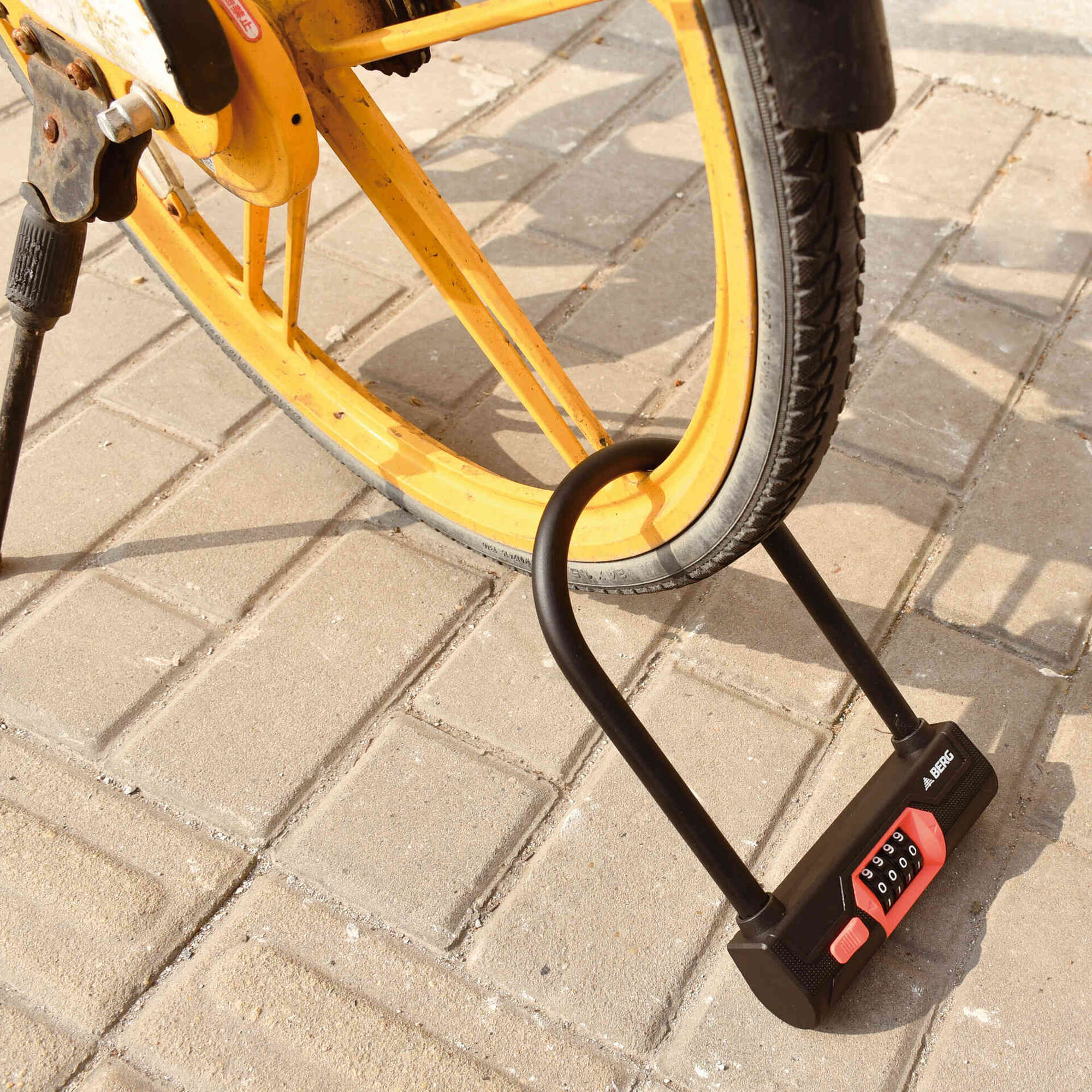 Cadeado de Bicicleta de 4 Dígitos