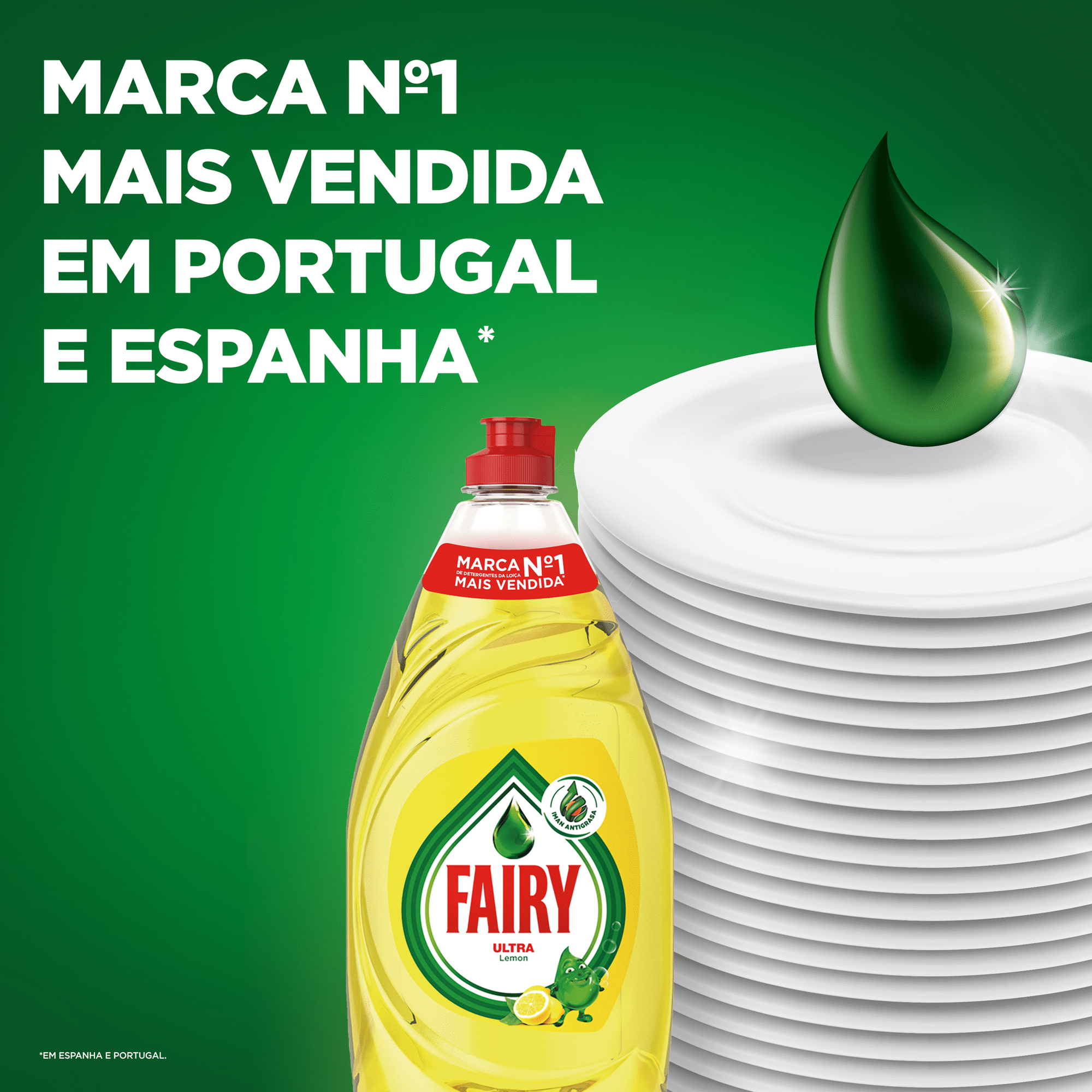 Detergente Manual Loi&ccedil;a Ultra Lim&atilde;o Fairy