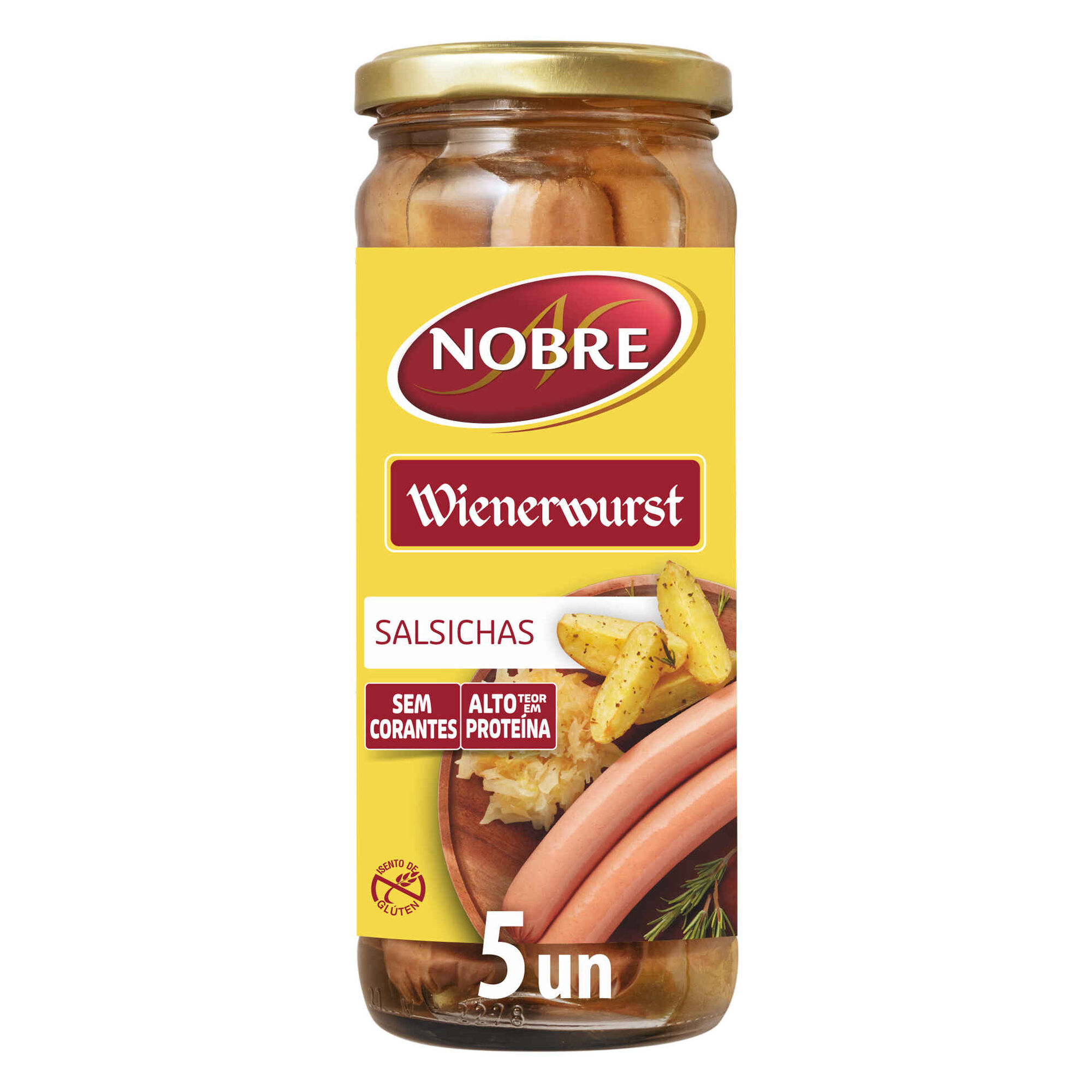 Salsichas Wienerwurst Frasco 5 un