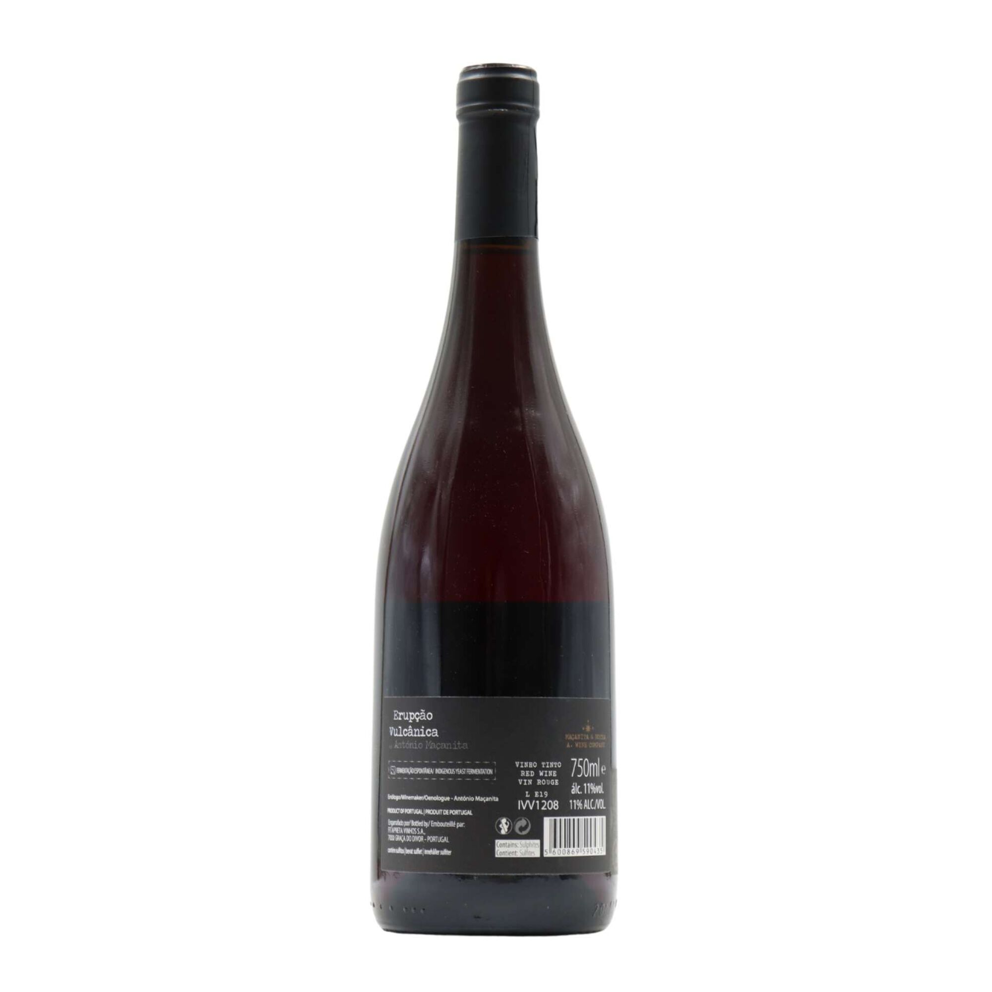 Azores Wine Company Erup&ccedil;&atilde;o Vulcanica Portugal Vinho Tinto