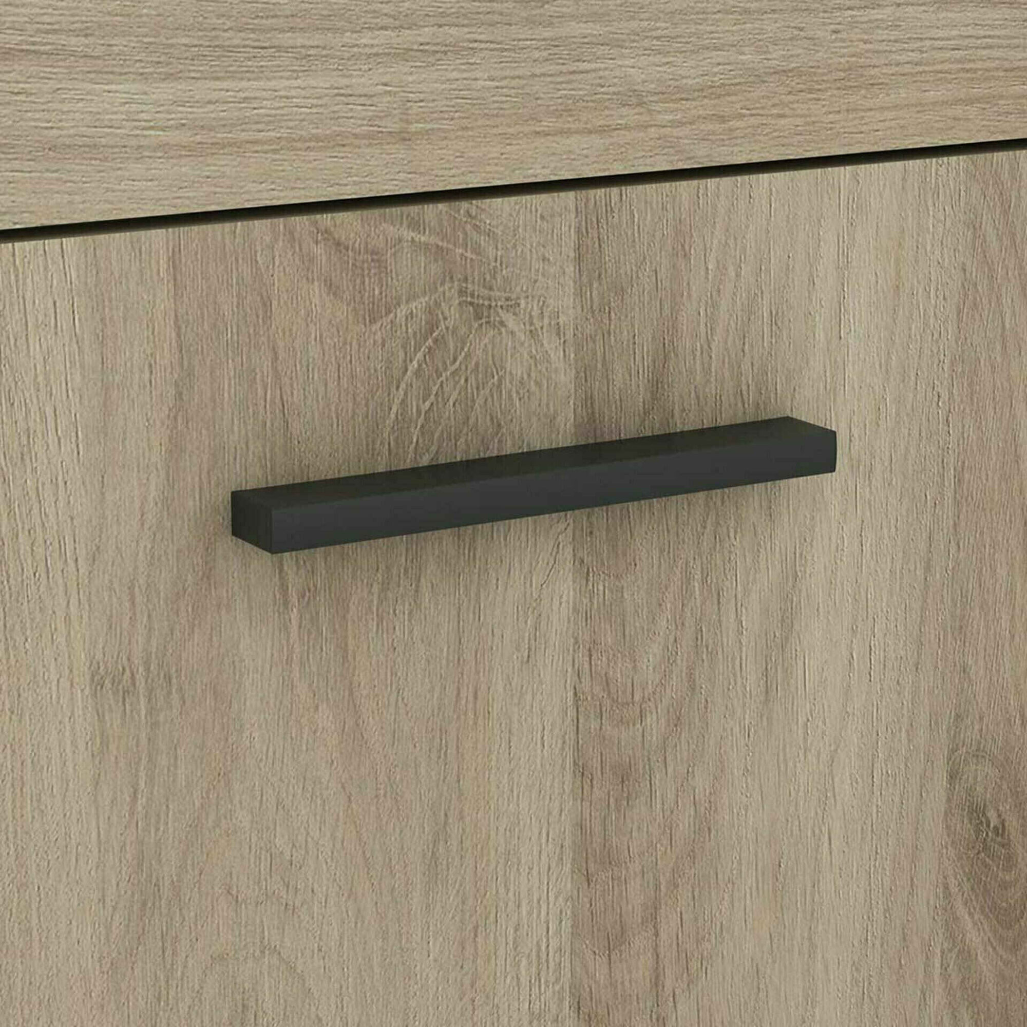 Secretária com Alçado 126x60x94cm Carvalho Delphi Secretária com Alçado 126x60x94cm Carvalho Delphi