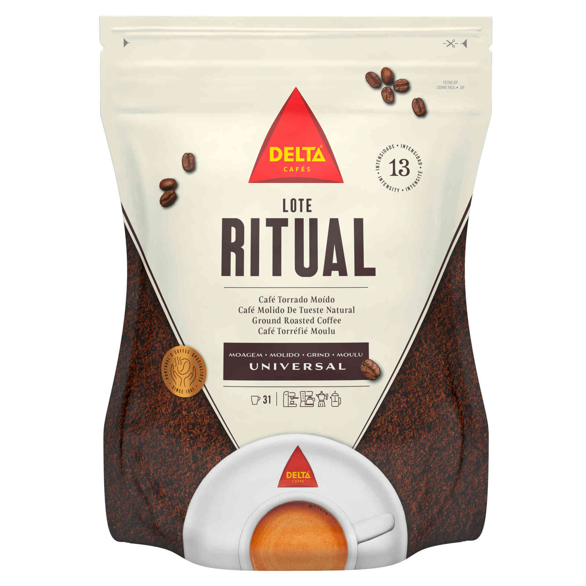 Café Moído Torrado Moagem Universal Lote Ritual Int 13
