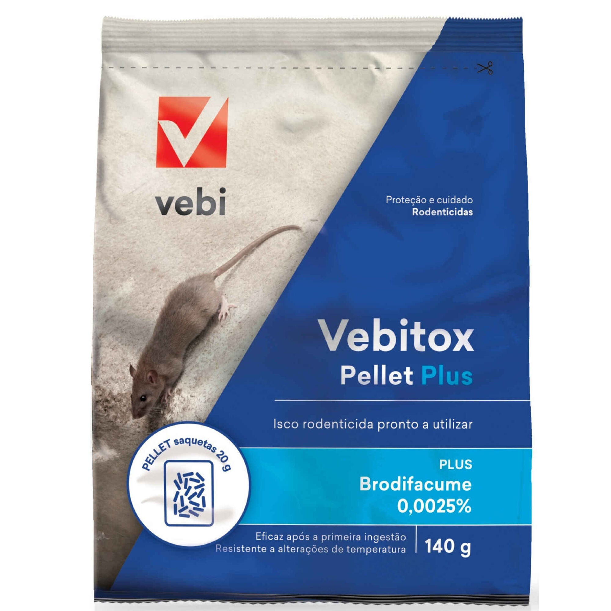 Raticida Vebitox Pellet Plus