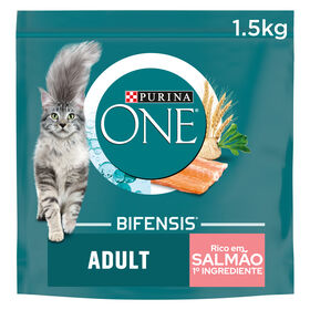 Ra&ccedil;&atilde;o para Gato Adulto Salm&atilde;o Purina One