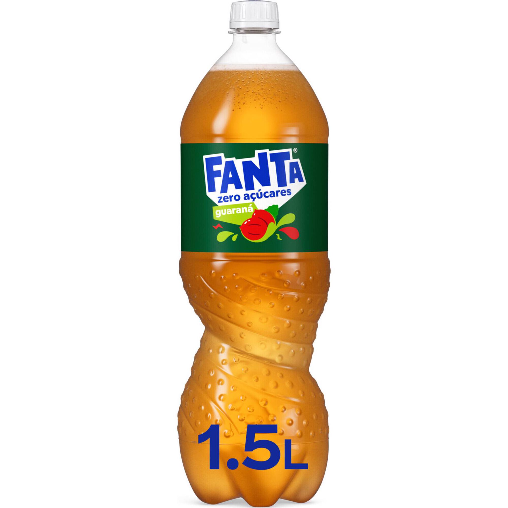 Refrigerante com G&aacute;s Guaran&aacute; sem A&ccedil;&uacute;car Fanta