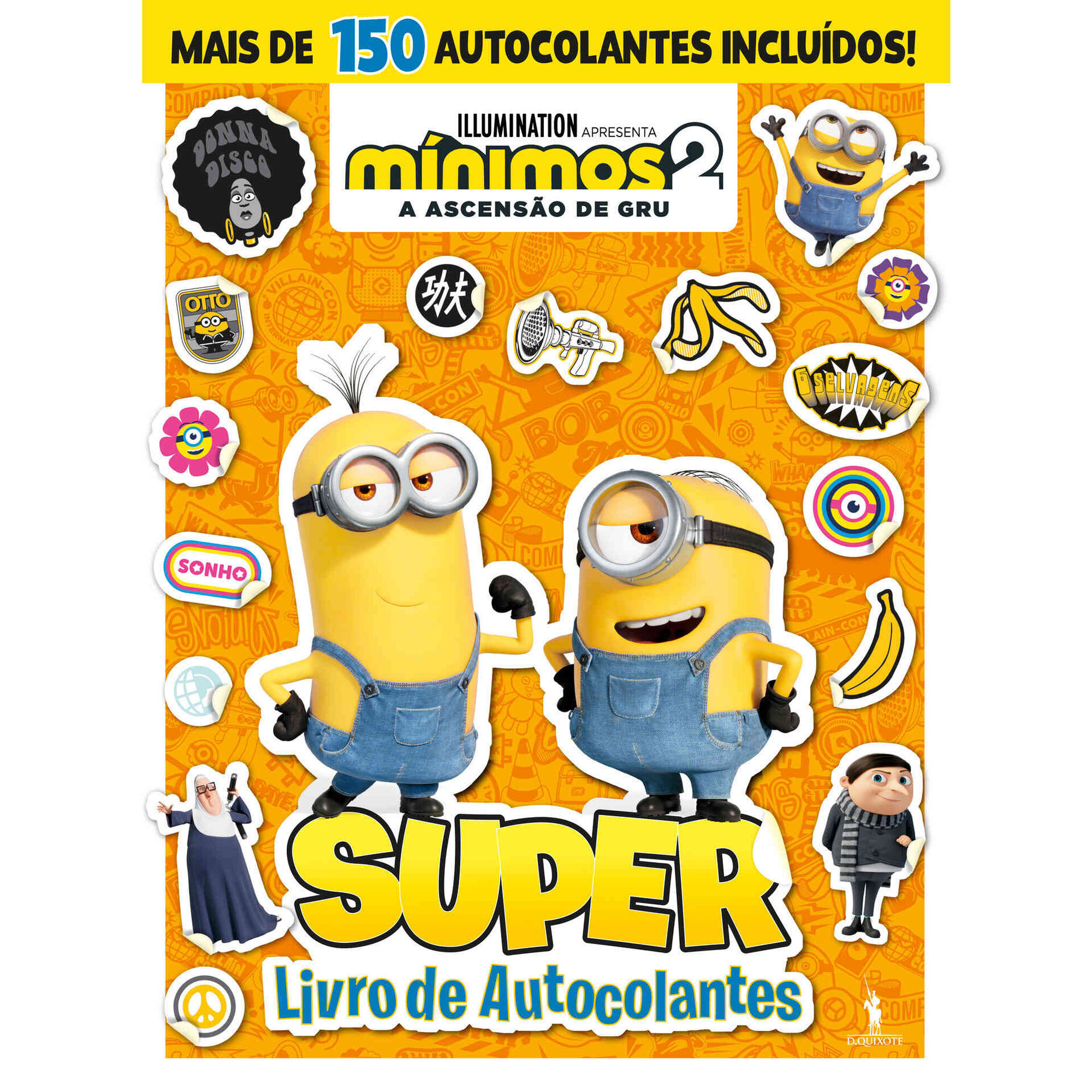 Mínimos 2 - A Ascensão de Gru - Super Livro de Autocolantes