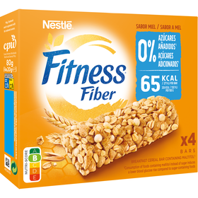 Barras de Trigo, Aveia e Quinoa de Mel Fibra sem A&ccedil;&uacute;car Fitness