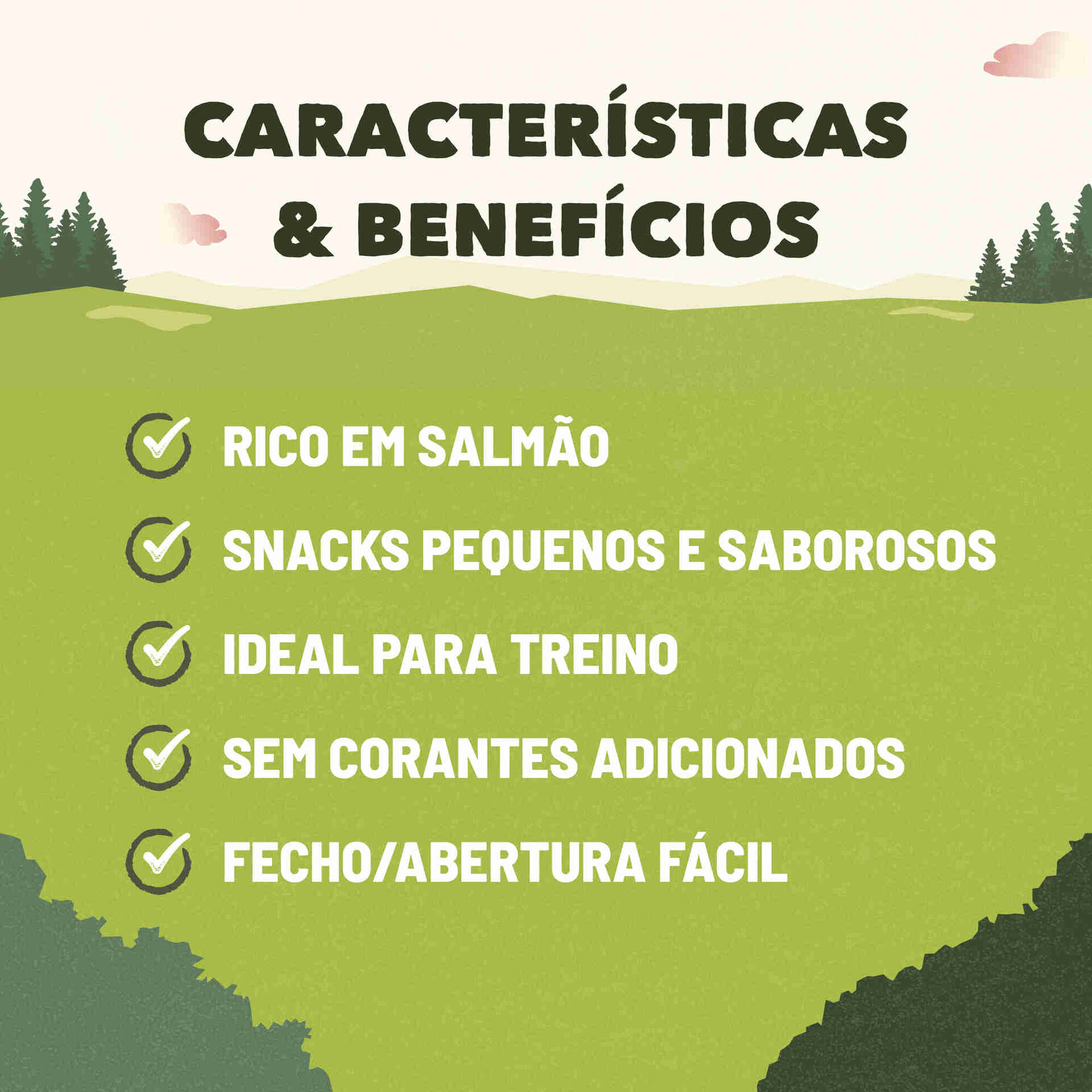 Snack para C&atilde;o Treino Salm&atilde;o Purina Adventuros