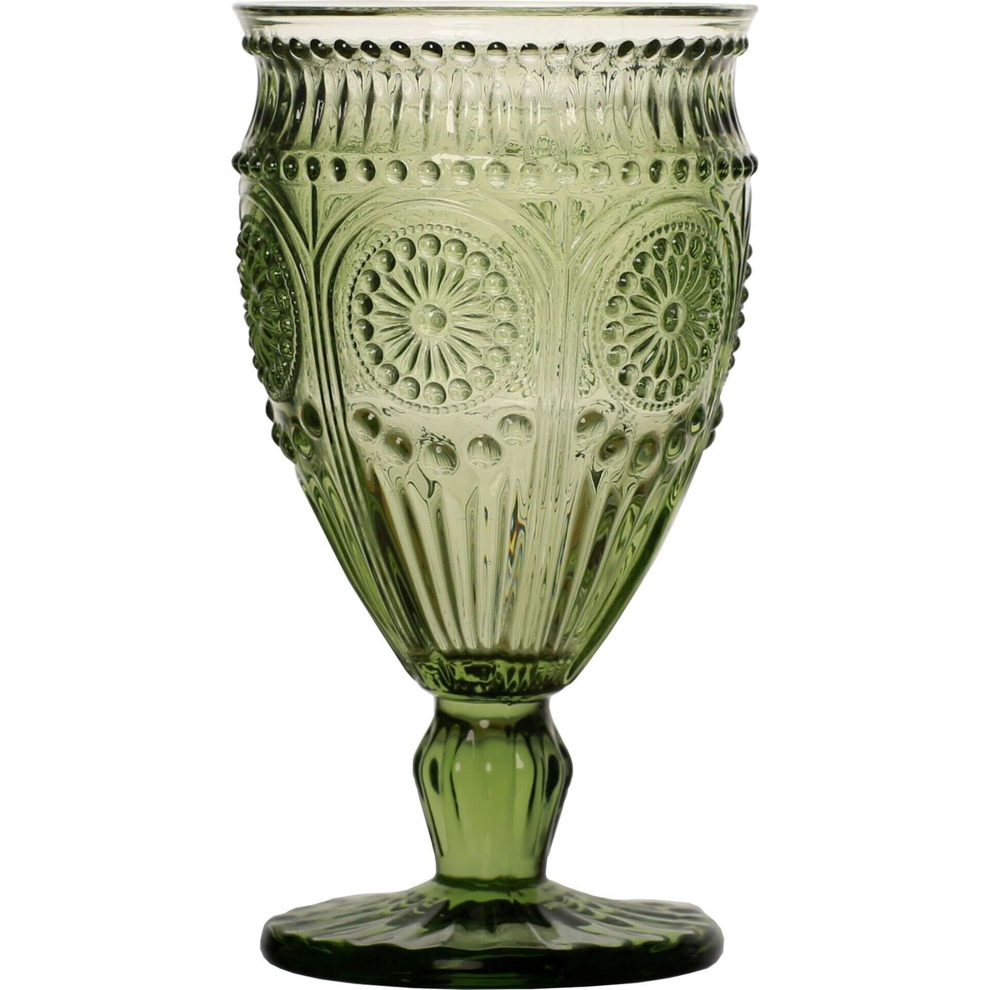 Cálice 35cl Flores Verde