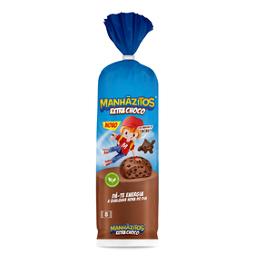 Bolo com Pepitas de Chocolate Manh&atilde;zitos